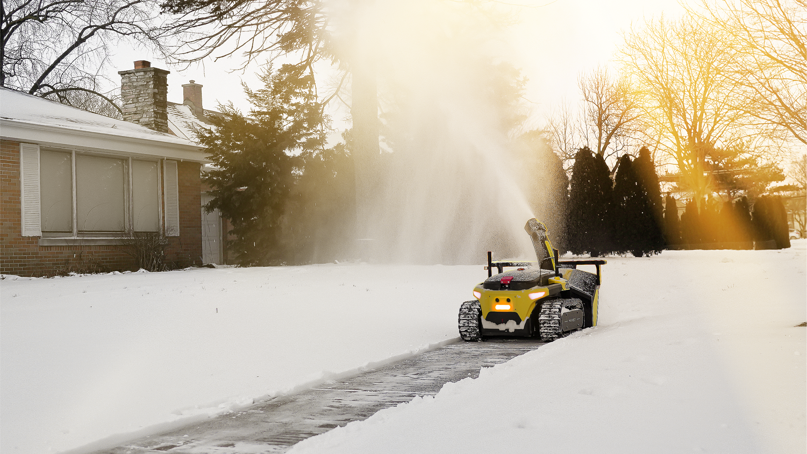yarbo's robot snow blower